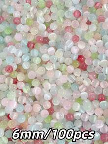 500 buah Manik Kaca Mata Kucing Macaron Luster Warna Campuran Acak 4mm (6/0) - Sempurna untuk Pembuatan Perhiasan DIY, Kalung, Gelang, Gelang Kaki dan Rantai Pinggang, Kerajinan Tangan, Pola Perhiasan, Aksesoris Pembuatan Perhiasan DIY, Manik Kaca Mini - Pencampuran warna acak - View 9