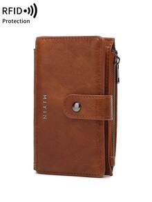 FOREVER MIYIN Solid Color RFID Bifold Wallets For Women, Minimal Hand Clutch Coin Purse Snap Multi Card Zipper Document Purse Daily Casual Essentials - Multicolor - View 14