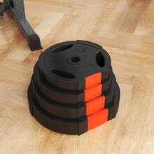 Weight Plates Set, With Two 7.5kg And Two 5kg Weights, Black - T0001-01-3701 - View 4