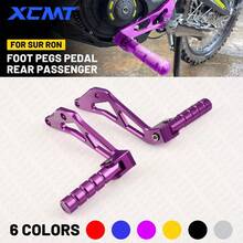 Off-Road Electric Motorcycle Modification Parts, Aluminum Alloy Passenger Footpegs, CNC Processed Aluminum Alloy Rear Footpegs, 6 Colors Available, Suitable For Sur-Ron S/X/L1E, Off-Road Electric Bike Modification Riding Footrests - A - View 1