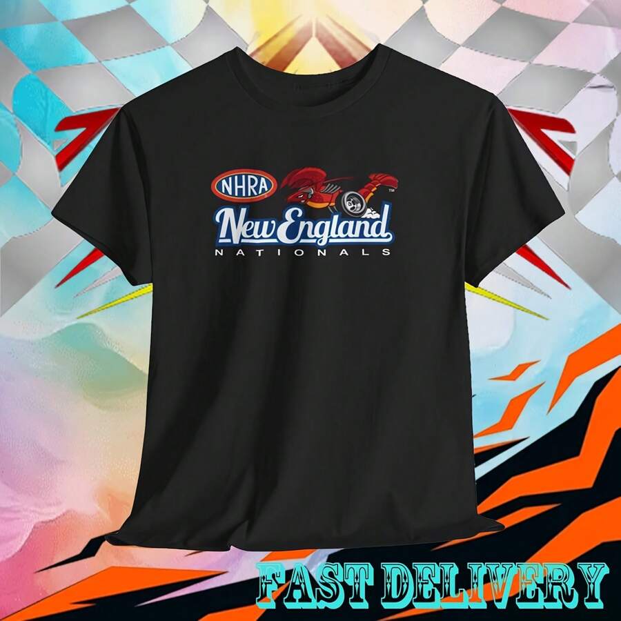 NHRAs New England Nationals Racing Unisex T-Shirt Grapich Tee S-5Xl - 款式 - 查看 1