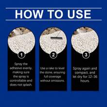 120ml Gravel Adhesive Spray, Waterproof Coating, Water-Based Fast-Curing Gravel Stabilizer, Dust-Proof Bark Sealing Glue, Weather-Resistant Pebble & Rock Adhesive Spray / For Outdoor Garden Walkways, Backyard Landscape Decoration And Stone Fixing - Gravel Adhesive 120ml - View 5