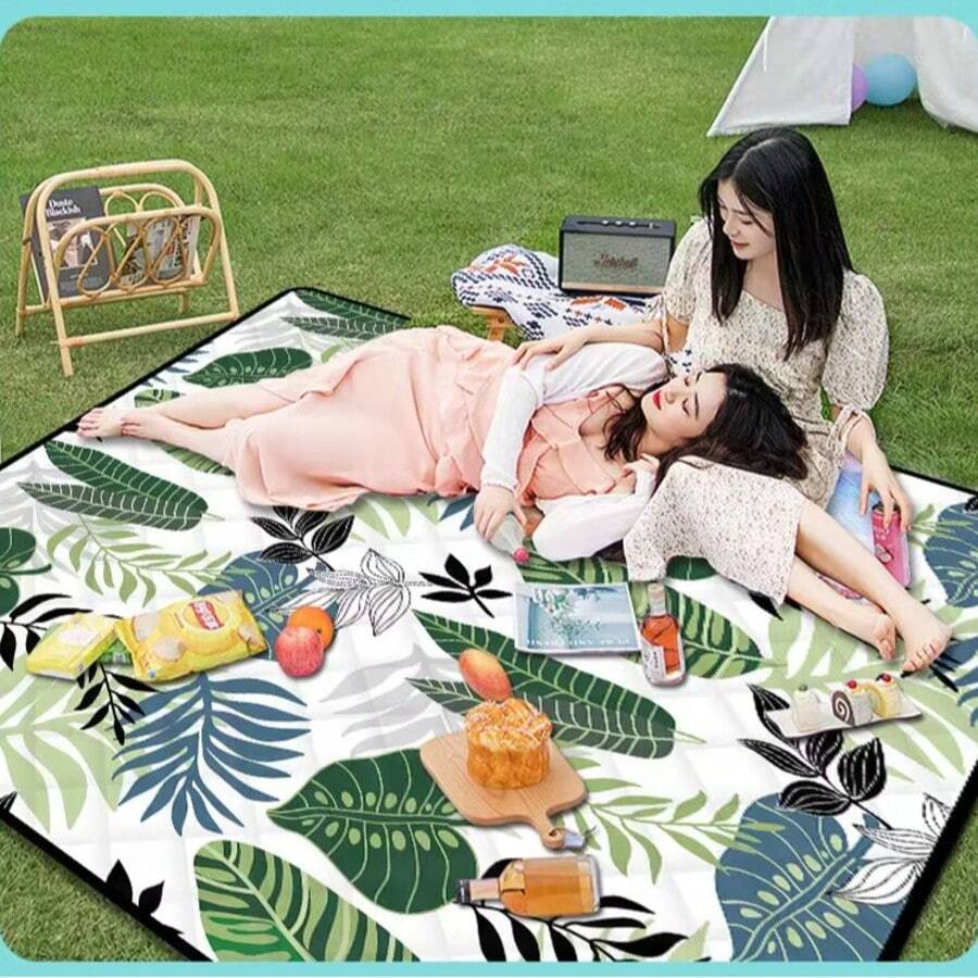 Palm Leaf Outdoor Camping Portable Placemat - Palm Leaf - View 1