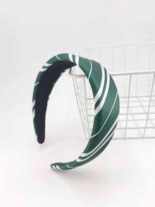1 buah Bando Kasual Bergaris Bahan Poliester Tebal Berbahan Spons, Cocok untuk Pemakaian Sehari-hari - MultiWarna - View 6