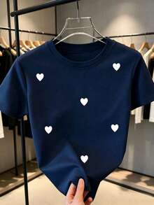 Women T-Shirts - Navy Blue - View 1