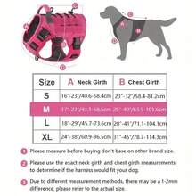 2PCS Dog Vest Harness And Leash Set No Pull With Handle For Better Control With Bungee Dog Leash For Medium Large Dogs Walking Hiking Training - Multicolor - View 3