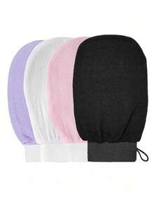 Reusable Exfoliating Bath Mitt, Textured Body Scrub Glove For Dead Skin Removal, Soft Body Massage Bath Glove For Skin Exfoliation And SPA, Multi-Color Shower Exfoliating Mitt For Men And Women Home Use - Multicolor - View 6