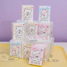 8pcs/Pack-Mini Portable Pocket Tissue Handkerchief Paper For Easy Carrying-Two Kinds Of Packages Come With Random - Multicolor - View 7