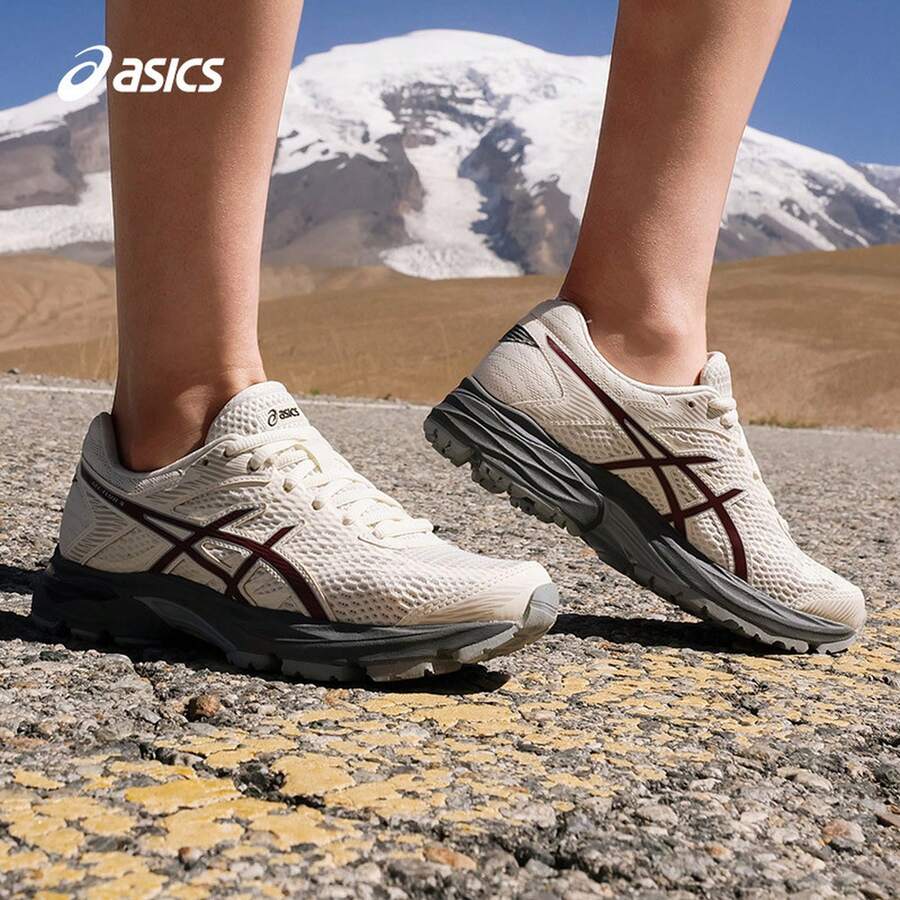 Asics Women Running Shoes - 乳白色 - 查看 1