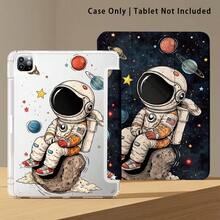 Funda protectora para tableta con soporte y efecto pintado de astronauta, planeta y estrella, compatible con Honor 8/9/10/X8/X8A/X9/X8Pro/X9Pro, MatePad SE 11 pulgadas/MatePad 11 pulgadas/11.5 pulgadas, MatePad Pro, Apple 10ª/11ª generación 2025 (A16), Galaxy Tab A7/A9 y otros modelos populares - Estilo 5 - Ver 8