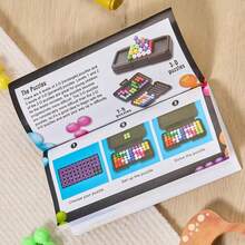 Bead Building Block Game, Suitable For Multi-Player Tabletop Game, Thinking Game, 3D Building Block Game, Educational Puzzle Game, Boys Toy, Girls Toy - Black - View 8