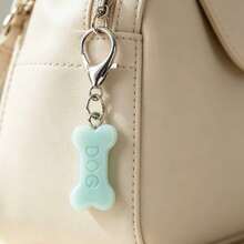 4pcs/8pcs 4 Pastel Dog Bone Enamel Charm Keychain With "A Little Pocket Pup" Cheer-Up Paper Card - Dog Lover Positive Pocket Hug Gift - Multicolor - View 10