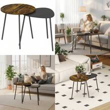 Nesting Side Table Set Of 2 - Rustic Brown - T0001-01-14085 - View 2