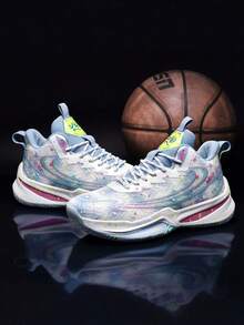 Men's Basketball Shoes With Carbon Plate Design, Suitable For Fitness, Professional Training And More - White Orchid - View 2