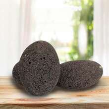 Oval Foot Pumice Stone, Pure Natural Volcanic Rock, Foot & Heel Exfoliating Foot Care Tool, Remove Dead Skin, Foot Scrub Bathing Accessory (Pure Natural Color May Have Slight Color Difference) - Multiple Styles - View 3