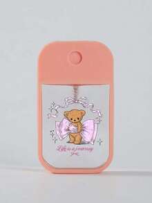 Card Spray Bottle, Bow Bear Print, Perfume Refillable Bottle, Portable Refillable Spray Bottle, Transparent Dispenser Bottle, Leak-Proof Cosmetic Container, Suitable For Perfume, Toner, Travel Essential, Fashionista Must-Have, Gift For Girls/Women, Unique Birthday Gift, Party Gift, Back To School Gift, Vacation Gift, Holiday Gift - Multicolor - View 16