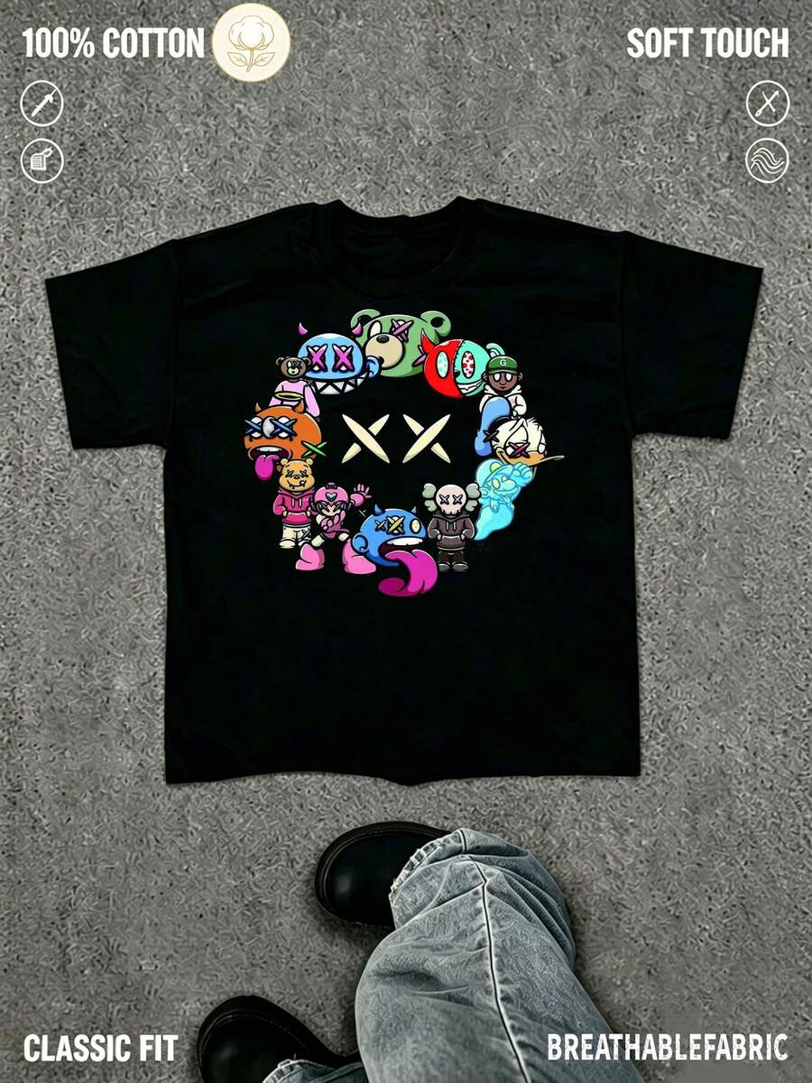 Women T-Shirts - 黑色 - 查看 1