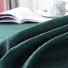 1pc Green Square Tablecloth, Solid Color Rectangular Banquet Dining Table Cloth, Coffee Table Cloth, Table Runner, Suitable For Wedding, Party, Restaurant, Gathering Decoration, Large Size - Dark Green - View 6