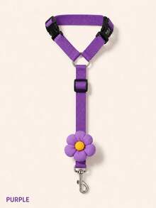 1pc Adjustable Pet Car Safety Tether, Vehicle Restraint Strap With Headrest Fixing Belt And Metal Clip, Suitable For Dogs, Cats And Small Pets, Ideal For Daily Commute, Walking, Training And Outdoor Use, Multi-Color Pet Car Accessories, Suitable For Rear Seat Travel And Camping - Multicolor - View 13