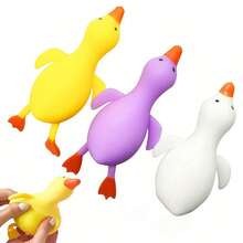 1pc Cute Yellow Duck Squeeze Stress Toy For Kids, Soft Cartoon Animal Squishy Fidget Toy, Toddlers Classroom Reward, Boys Girls Birthday Party Favor Novelty Sensory Play Gift Duck,Squeeze Toy, Squishy Toy/Slush Squishy/Squishy> - Multicolor - View 7