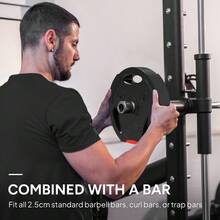 Weight Plates Set, With Two 7.5kg And Two 5kg Weights, Black - T0001-01-3701 - View 8