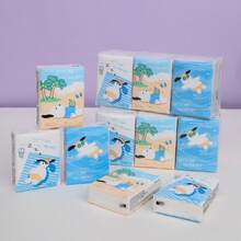 8pcs/Pack-Mini Portable Pocket Tissue Handkerchief Paper For Easy Carrying-Two Kinds Of Packages Come With Random - Multicolor - View 9