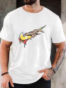 Men T-Shirts - 白色 - 查看 6