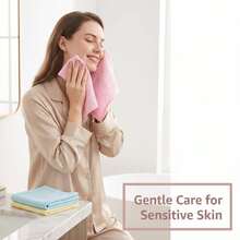 Waffle Washcloths 6/12/24 Pack, Washcloths For Body And Face, 10x10/10x19 Inch Small Large Face Washcloths, Super Soft And Gentle Face Towels On Sensitive Skin - Pink + Blue - View 5