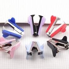 Macaron Color Mini Stapler Remover Staple Remover Multi-Function Staple Remover Mini Stapler, First Day Of School - Multicolor - View 4