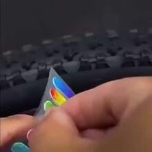 60pcs Rainbow Reflective Wheel Stickers - Waterproof Durable PE Stickers, Self-Adhesive Matte Texture Car.Motorcycle.Bicycle Night Visibility Enhancement Decorative Stickers Car, Bicycle, Motorcycle Reflective Stickers And Cool Night Riding - Multicolor - View 4