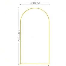1 Set Metal Rectangular Archway Set, Suitable For Birthday, Wedding, Bridal Shower, Graduation, Anniversary, Baptism, Summer, Theme Party, Backdrop, Home Decor, Valentine's Day, Halloween, Christmas, Thanksgiving - Gold - View 10