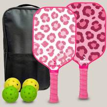 RANDISH Pickleball Paddle Set, 16mm Core Thickness, Includes 2 Pickleball Paddles, 4 Balls And 1 Storage Bag - Multicolor - View 5