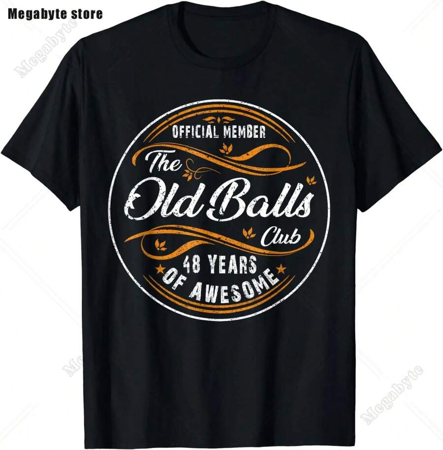 Vintage Legends Born In 1976 48. Geburtstag 48 Jahre alt Herren T-Shirt Streetwear Kurzarm Geschenke Sommer Herrenbekleidung 7ZFI - 14 - Übersicht 1