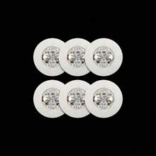 6 piezas/12 piezas/24 piezas Posavasos de barra, luces de botellas LED con pegatinas luminosas para botellas - Blanco - Ver 11
