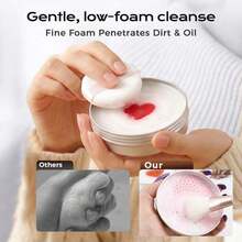 Makeup Brush Cleaning Soap With Silicone Cleaning Pad, Solid Brush Cleaner For Deep Cleaning Makeup Brushes And Beauty Sponges - One Size Fits All - View 8