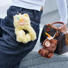 Tangle X HiddenWooo Mallow Bears 海鹽薄荷色乙烯基毛絨減壓吊飾 - Sea Salt Mint - 查看 10