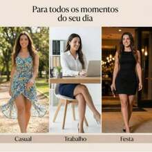 Short Anágua Feminino Segunda Pele Sem Costura Microfibra Antiatrito Não Marca | Bege - Bege - Visão 5