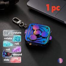 1pc New Multi-Function Stress Relief Toy, ABS Material, Portable, Suitable For Stress Relief, Office And Holiday Gift - Multicolor - View 13