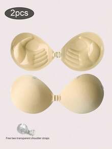 2/1pc Invisible Gather Bra, Small Size Lift Up Breast Invisible Adhesive Bra, Women's Bras & Bra Accessories - Multicolor - View 15