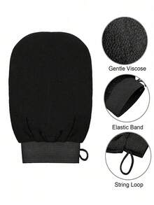 Reusable Exfoliating Bath Mitt, Textured Body Scrub Glove For Dead Skin Removal, Soft Body Massage Bath Glove For Skin Exfoliation And SPA, Multi-Color Shower Exfoliating Mitt For Men And Women Home Use - Multicolor - View 3