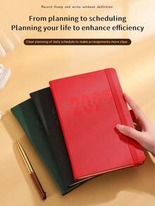 2027 New Calendar Self-Management Check-In Time Planning Daily One Page 365 Days Office Planner - 2027 Notebook - View 5