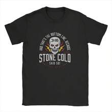 Stone Cold Steve Austin Said So 80000000 T-Shirt For Men Crew Neck Pure Cotton T Shirt Short Sleeve Tees Printing Clothes - 款式 - 查看 1
