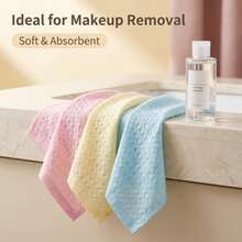 Waffle Washcloths 6/12/24 Pack, Washcloths For Body And Face, 10x10/10x19 Inch Small Large Face Washcloths, Super Soft And Gentle Face Towels On Sensitive Skin - Pink + Blue - View 6