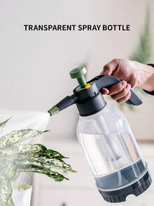 1pc 0.5 Gallon Handheld Pressure Sprayer, 2L Garden Pressure Spray Bottle, 68oz Water Spray Bottle With Safety Valve, Adjustable Nozzle, Suitable For Watering, Plant Spraying, Home Cleaning, Fertilizing - Watering Can - View 4