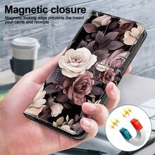GLANDOTU Printed Flip Fold Wallet With Card Holder And Magnetic Closure, PU Leather Material, Compatible With Multiple Phone Brands And Models, Waterproof, Shockproof, Anti-Drop, Scratch-Resistant - Multicolor - View 2