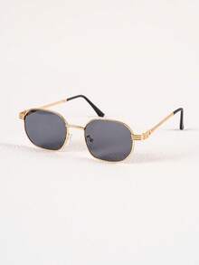 1 Pair New Fashion Metal Fashion Glasses, Street Style High-End Fashion Glasses, Metal Small Frame Ins Women's Eyewear - Multicolor - View 4