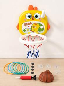 Mainan Ring Basket Dalam Ruangan untuk Anak-Anak dengan Desain Portabel dan Tinggi yang Dapat Diatur, Hadiah Natal atau Ulang Tahun yang Ideal untuk Anak-Anak Kecil (Terutama Anak Laki-Laki) - Set Bola Basket Ayam - View 13