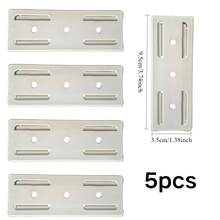 5pcs/10pcs Self-Adhesive Power Strip Holders - Wallmount, Damage-Free Removable And Durable Plastic - Space-Saving Organizer, Utility Hooks, Power Cord Clips For Home Office, Minimalist Design, No Drilling Required, Practical Hooks - White - View 8