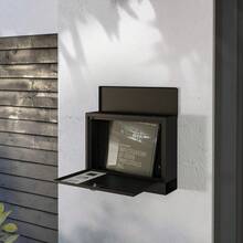 Wall Mounted Letterbox, Weatherproof Post Box, Modern Mailbox With 2 Keys And Viewing Windows, Easy To Install - T0001-01-6626 - View 11