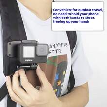 Soporte multifunción para cámara, clip ajustable 360° para mochila, para soporte de cámara de acción, mochila, sombrero y soporte de cinturón - Multicolor - Ver 6